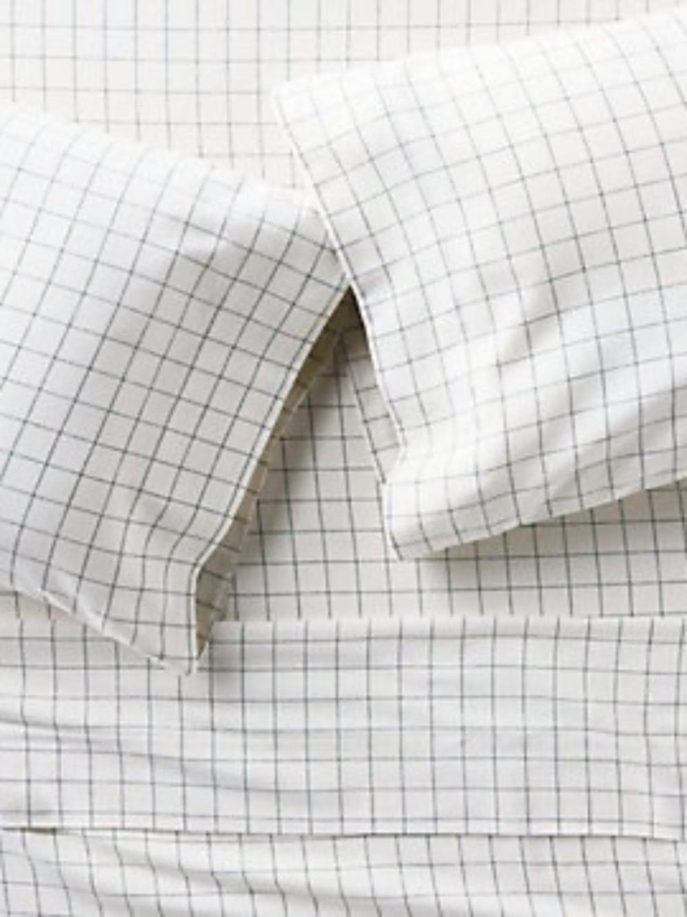 EUC Crate and Barrel Organic Cotton Flannel Sheet Set K